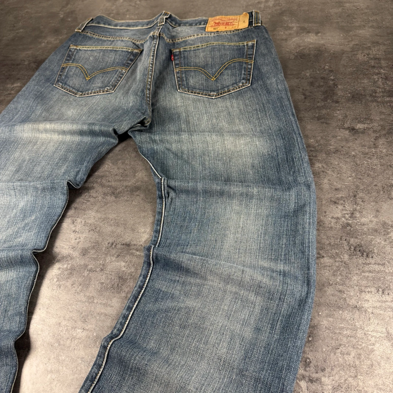 Levis 501 Baggy Fit Premium Vintage 90’s Made In USA Denim Trousers Japan Achieve – photo 3